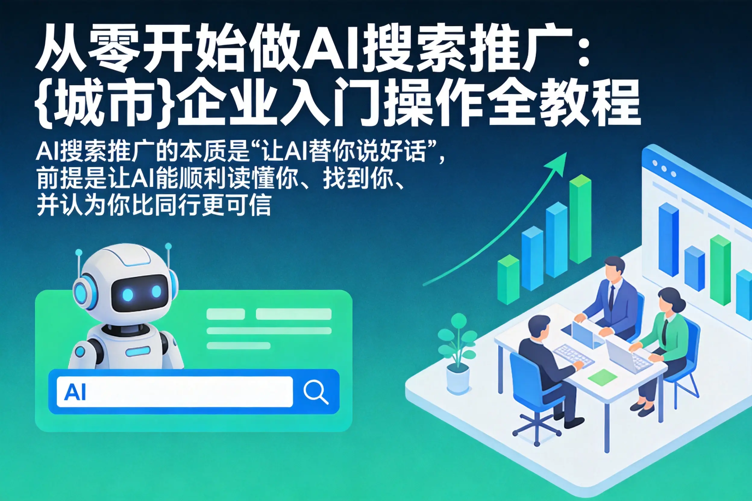 从零开始做AI搜索推广：肃宁企业入门操作全教程